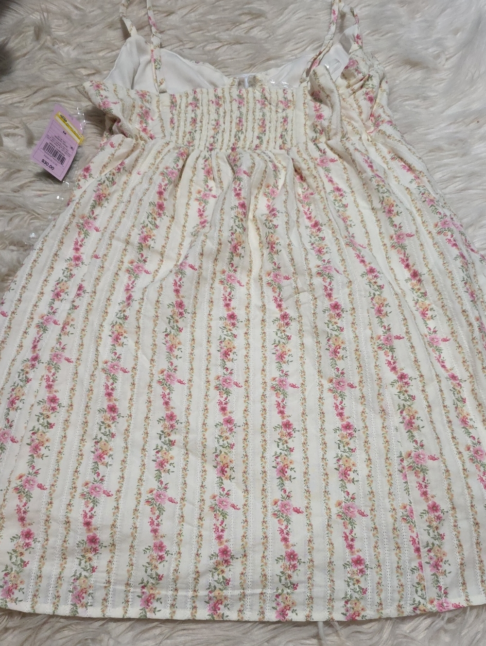 NWT Wild Fable Buckle Front Woven Mini Dress- Medium - Picture 9 of 9